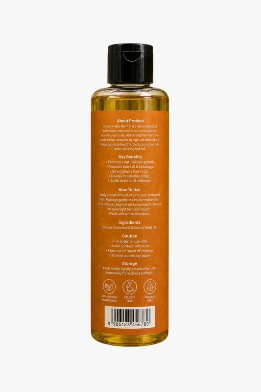 🌿 Granny Herbs Castor Hair Oil