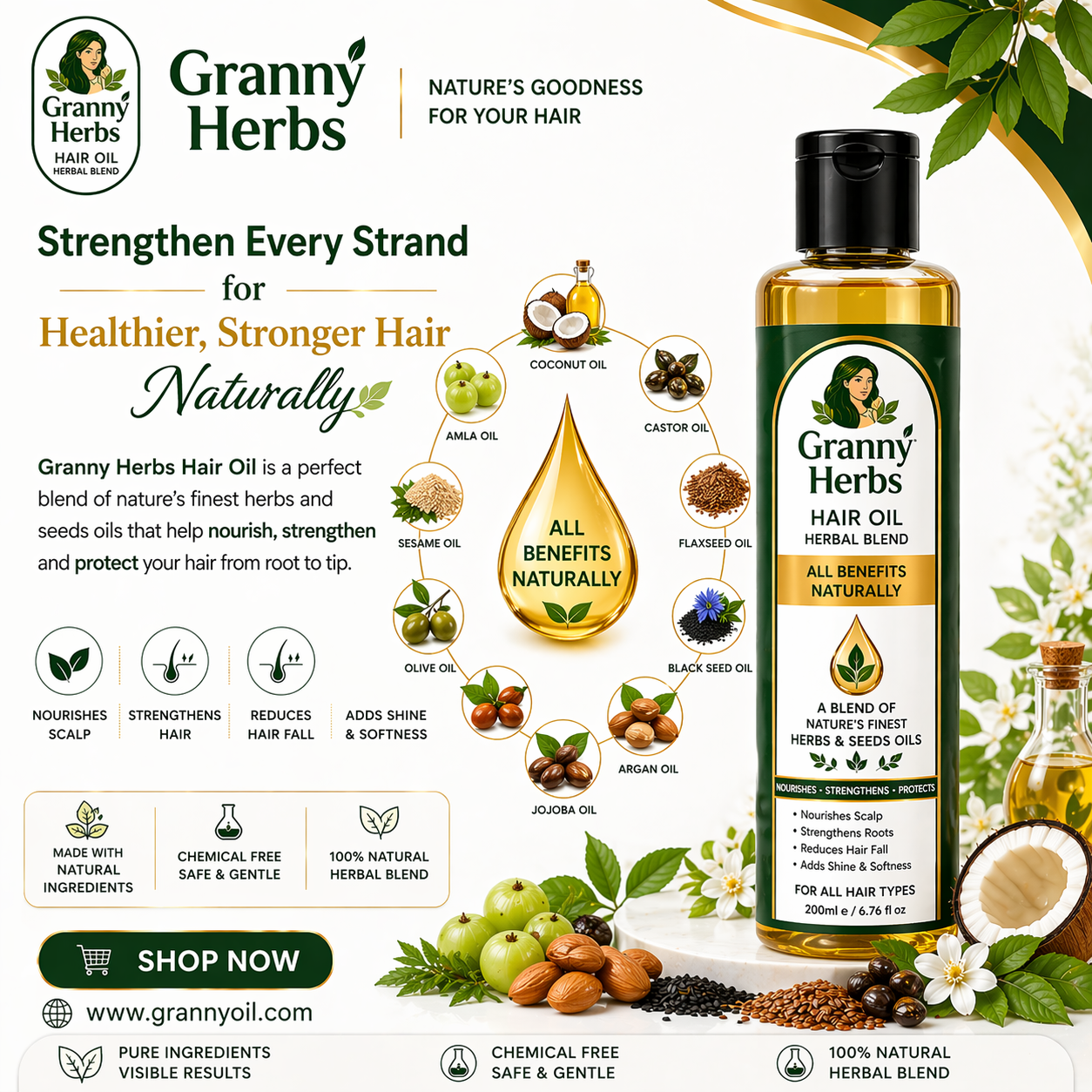 Granny Herbs Hair Oil
